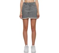 Urban Classics Ladies Heavy Mini Denim Skirt Jupe, New Grey Washed, 36 Femme