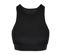 Urban Classics Ladies High Neck Tech Bra Soutien-Gorge de Sport, Noir, M Femme