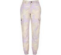 Urban Classics Ladies High Waist Camo Cargo Pants Lilaccamo Taille: 28 | Pantalons Cargo Outlet | Femme | Mauve