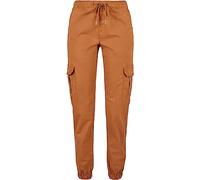 Urban Classics High Waist Cargo Jogging Pants Orange 3XL Femme