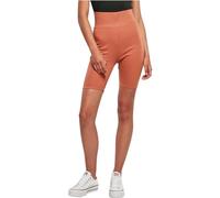 Urban Classics Ladies High Waist Cycle Shorts, Shorts Femme, Terracotta,
