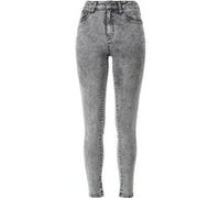 Urban Classics Ladies High Waist Skinny Jeans Black Heavy Acid Washed Taille: 26/30 | Jeans slim Outlet | Femme | Le Noir