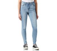 Urban Classics Ladies High Waist Skinny Jeans Pantalon, Bleu (Authentic Blue Wash 02291), 38 (Taille Fabricant: 27/30) Femme