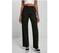 Urban Classics Ladies High Waist Straight Cargo Pants Black Taille: 29 | Pantalons cargo Outlet | Femme | Le Noir