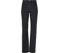Urban Classics Ladies - High Waist Straight Slit Jeans