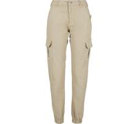 Urban Classics Ladies - High Waist Stretch Cargo Pants beige