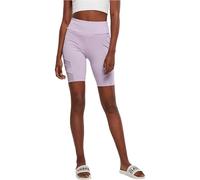 Urban Classics Ladies High Waist Tech Mesh Cycle Shorts Yoga, Lilac, M Femme