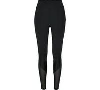 Urban Classics Ladies Highwaist Mixed Tech Leggings Black/black Taille: XS | Leggings de sport Outlet | Femme | Le Noir