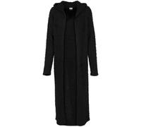 Urban Classics Femme Ladies Hooded Feather Cardigan, Noir (7), S