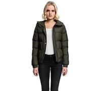 Urban Classics Ladies Hooded Puffer Jacket Femme Veste mi-saison olive M 100% Polyester