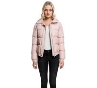 Urban Classics Ladies Hooded Puffer Jacket, lightrose, XL Femme