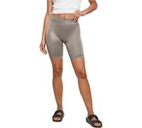 Urban Classics Ladies Imitation Leather Cycle Shorts Yoga, Gris, XXL Femme