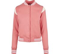 Urban Classics Veste de survêtement crème / rose clair / blanc, Taille XXL