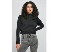 Urban Classics Ladies Interlock Short Turtleneck Crew Black Taille: S | Pulls Outlet | Femme | Le Noir