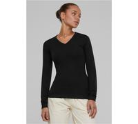 Urban Classics Ladies Knitted V-Neck Sweater noir - XL