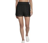 Urban Classics Ladies Laces Shorts, Noir (Black 00007), 36 (Taille Fabricant: X-Small) Femme