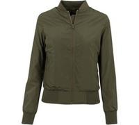 Urban Classics Femme Ladies Light Jacket Veste Bomber, Vert olive foncé, S EU