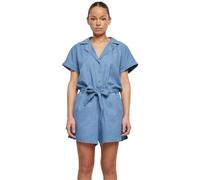 Urban Classics Ladies Light Denim Resort Jumpsuit Femme Salopette bleu