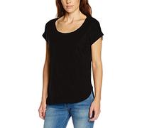 Urban Classics Femme Ladies Long Back Shaped Slub Tee T-shirt, Noir, XL EU