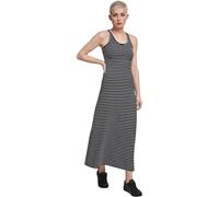 Urban Classics Ladies Long Racer Back Dress, Robe Femme, Multicolore (Black/White 00826), 50 (Taille Fabricant: XXXX-Large)