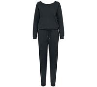 Urban Classics Ladies Long Sleeve Terry Jumpsuit Combinaison, Noir (00007), XL Femme