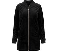 Urban Classics Ladies - LONG VELVET Veste noir S