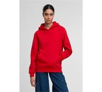 Urban Classics Ladies Loose Light Brushed Fleece Hoody rouge - XS