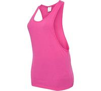 Urban Classics Ladies Loose Tanktop - T-Shirt De Sport Femme, Rose (Fuchsia) - Small (Taille Fabricant: Small)