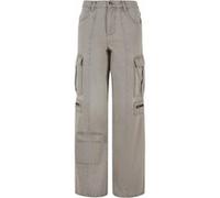 Urban Classics Ladies Loose Utility Denim Pants Lighter Dirty Washed Taille: 27 | Pantalons Cargo Outlet | Femme | Bleu