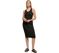 Urban Classics Ladies Midi Sleeveless Rib Dress Robe, Noir, L Femmes