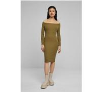 Urban Classics Ladies Off Shoulder Longsleeve Rib Dress Tiniolive Taille: S | Robes Mini Outlet | Femme |