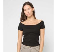 Urban Classics Ladies Off Shoulder Rib Tee Femme T-Shirts & Polos Noir Taille Xs Vêtements