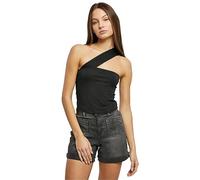 Urban Classics – Top à une bretelle pour femme – Basics Streetwear, Noir, M