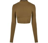Urban Classics Ladies - Organic Crop Turtleneck Longsleeve XXXXXL