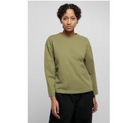 Urban Classics Ladies Organic Oversized Longsleeve T-Shirt, Tiniolive, S Femme