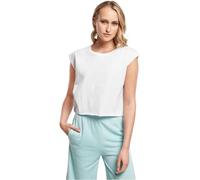 Urban Classics Ladies Organic Short Tee T-Shirt, Blanc, XS Femme