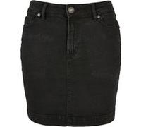 Urban Classics Femmes Ladies Organic Stretch Denim Mini Skirt Jupe, Black Washed, 31 aux