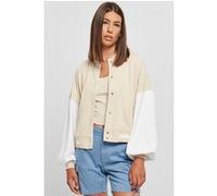 Urban Classics Ladies Oversized 2 Tone College Terry Jacket Softseagrass/wh Taille: L | Blousons d'aviateurs Outlet | Femme