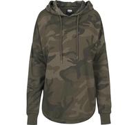 Urban Classics Ladies Oversized Camo Hoody Sweatshirt Capuche, Camouflage Olive, S Femme