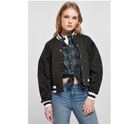 Urban Classics Ladies Oversized College Sweat Jacket Black Taille: XS | Blousons d'aviateurs Outlet | Femme | Le Noir