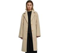 Urban Classics Ladies Oversized Long Coat Jacket, Wetsand, L Femme