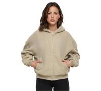 Urban Classics – Sweat à capuche zippé Sherpa Oversize – Wetsand – Taille S (Femme)