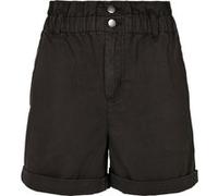 Urban Classics Ladies Paperbag Shorts, Black, 28 Femme