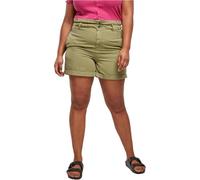 Urban Classics Ladies Paperbag Shorts, Shorts Femme, Khaki, 28