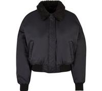 Urban Classics Ladies Pilot Bomber Jacket, Black/Black, M Femme