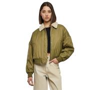 Urban Classics Ladies Pilot Bomber Jacket, Tiniolive/Sand, XS Femme