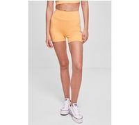 Urban Classics Ladies Recycled High Waist Cycle Hot Pants Paleorange Taille: S | Shorts Outlet | Femme | Orange