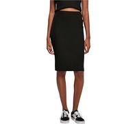 Urban Classics Ladies Rib Knit Midi Jupe mi-Longue pour Femme Noir, Noir, L
