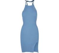 Urban Classics Ladies Rib Knit Neckholder Dress Horizonblue Taille: L | Robes Outlet | Femme | Bleu