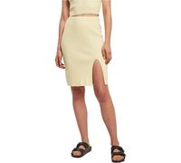 Urban Classics Ladies Rib Knit Skirt Jupe, softyellow, M aux Femmes